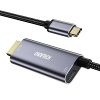 Кабель CHOETECH USB-C-HDMI XCH-M180GY Кабель CHOETECH USB-C-HDMI XCH-M180GY