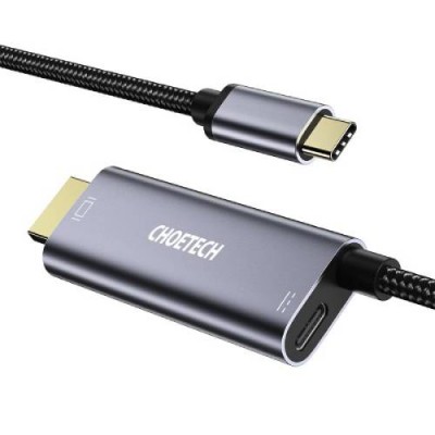 Кабель CHOETECH USB-C-HDMI XCH-M180GY Кабель CHOETECH USB-C-HDMI XCH-M180GY