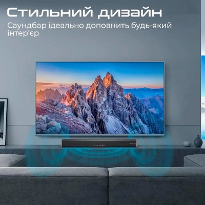 Саундбар Promate CastBar 60 Вт 2.1 Black (castbar-60.black) Саундбар Promate CastBar 60 Вт 2.1 Black (castbar-60.black)