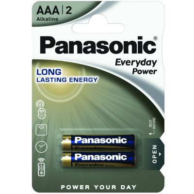 Батарейки PANASONIC LR03 Everyday Power (LR03REE/2BR) 2 шт Батарейки PANASONIC LR03 Everyday Power (LR03REE/2BR) 2 шт