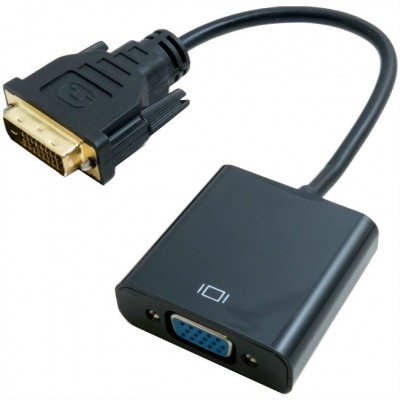 Адаптер EXTRADIGITAL DVI-D Dual Link (Male) - VGA (Female) 0.15 м (KBV1685) Адаптер EXTRADIGITAL DVI-D Dual Link (Male) - VGA (Female) 0.15 м (KBV1685)