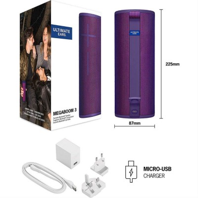 Портативна акустика ULTIMATE EARS MEGABOOM 3 ULTRAVIOLET PURPLE (L984-001405) Портативна акустика ULTIMATE EARS MEGABOOM 3 ULTRAVIOLET PURPLE (L984-001405)