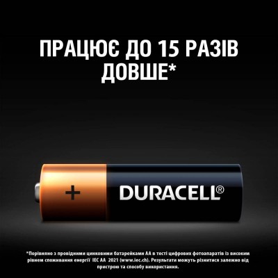 Батарейки DURACELL LR06 MN1500 алкалінові (81545410) 8 шт Батарейки DURACELL LR06 MN1500 алкалінові (81545410) 8 шт