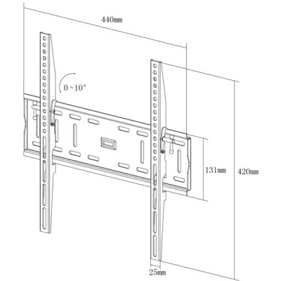 Кронштейн X-Digital STEEL ST315 Black Кронштейн X-Digital STEEL ST315 Black