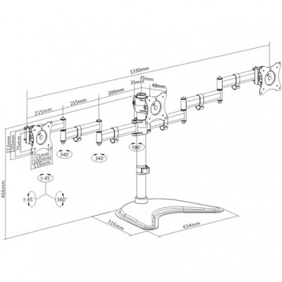 Кронштейн ITECHMOUNT MBS-13M Кронштейн ITECHMOUNT MBS-13M