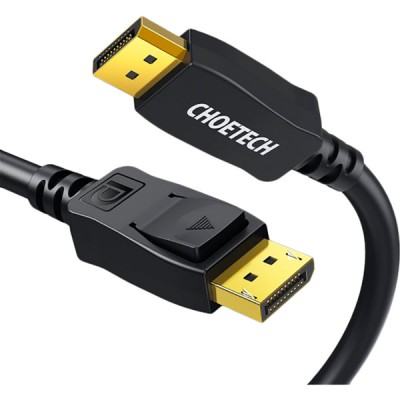 Кабель CHOETECH DisplayPort V1.4 2 м (XDD01-BK)