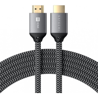 Кабель SATECHI 8K HDMI Ultra High Speed Cable Space Gray 2 м (ST-8KHC2MM) Кабель SATECHI 8K HDMI Ultra High Speed Cable Space Gray 2 м (ST-8KHC2MM)