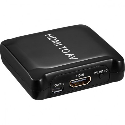 Конвертер PowerPlant HDCAV02-M HDMI AV Black (CA911486) Конвертер PowerPlant HDCAV02-M HDMI AV Black (CA911486)