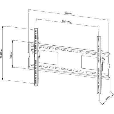 Кронштейн X-Digital PLB118M Black