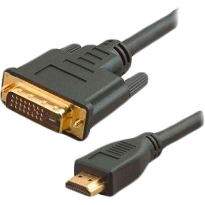 Кабель Viewcon HDMI - DVI 3 м позолочені конектори (VD066-03) Кабель Viewcon HDMI - DVI 3 м позолочені конектори (VD066-03)