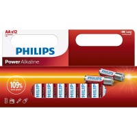Батарейки PHILIPS Power Alkaline AA 12 шт (LR6P12W/10) Батарейки PHILIPS Power Alkaline AA 12 шт (LR6P12W/10)