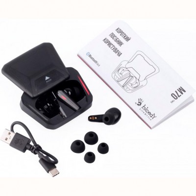 Гарнітура A4TECH M70 Bloody Black/Red Гарнітура A4TECH M70 Bloody Black/Red