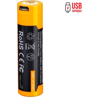 Акумулятор FENIX 18650 3500 мАг (ARB-L18-3500U) Акумулятор FENIX 18650 3500 мАг (ARB-L18-3500U)
