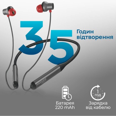 Гарнітура PROMATE velcon.black Гарнітура PROMATE velcon.black