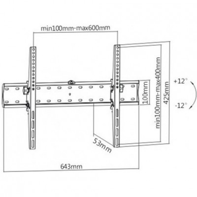 Кронштейн GEMBIRD WM-70F-02 Кронштейн GEMBIRD WM-70F-02