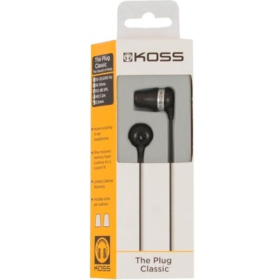 Навушники KOSS The Plug Noise Isolating Classic Навушники KOSS The Plug Noise Isolating Classic