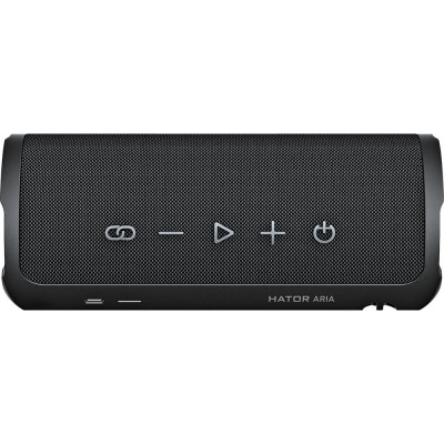 Портативна акустика HATOR Aria Wireless Phantom Black (HTA-201) Портативна акустика HATOR Aria Wireless Phantom Black (HTA-201)