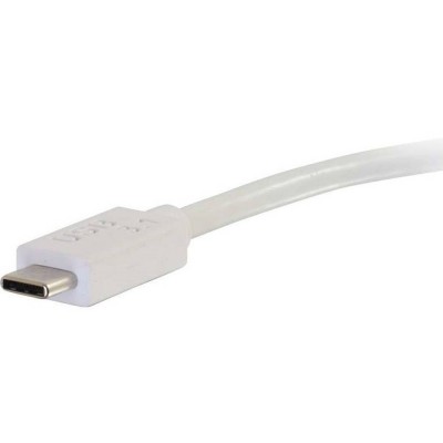 Перехідник C2G USB Type-C - HDMI білий (CG80516) Перехідник C2G USB Type-C - HDMI білий (CG80516)