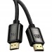 Кабель BASEUS HDMI M - M, 2m, V2.1 8K, HD Series Zinc alloy Black (WKGQ000101)