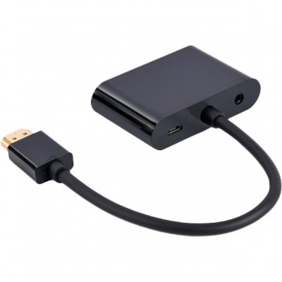 Кабель CABLEXPERT HDMI - HDMI + VGA + аудіо 3.5 мм Black (A-HDMIM-HDMIFVGAF-01) Кабель CABLEXPERT HDMI - HDMI + VGA + аудіо 3.5 мм Black (A-HDMIM-HDMIFVGAF-01)
