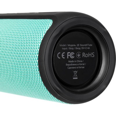 Портативна акустика 2E SoundXTube TWS MP3 Wireless Waterproof Turquoise (2E-BSSXTWTQ)