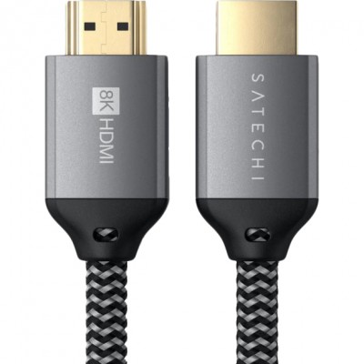 Кабель SATECHI 8K HDMI Ultra High Speed Cable Space Gray 2 м (ST-8KHC2MM) Кабель SATECHI 8K HDMI Ultra High Speed Cable Space Gray 2 м (ST-8KHC2MM)