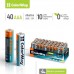 Батарейки COLORWAY Alkaline Power AAA/LR03 Color Box 40 шт (CW-BALR03-40CB)