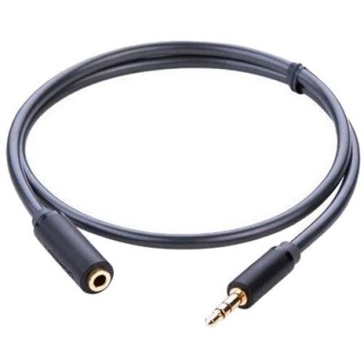 Кабель Ugreen AV124 3.5 мм M to 3.5 мм F Cable 1 м Gray (UGR-10782) Кабель Ugreen AV124 3.5 мм M to 3.5 мм F Cable 1 м Gray (UGR-10782)