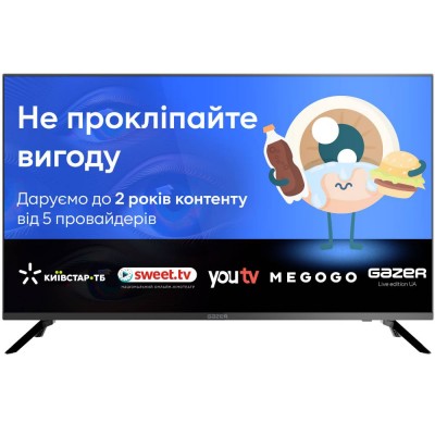 Телевізор GAZER TV40-FS3B