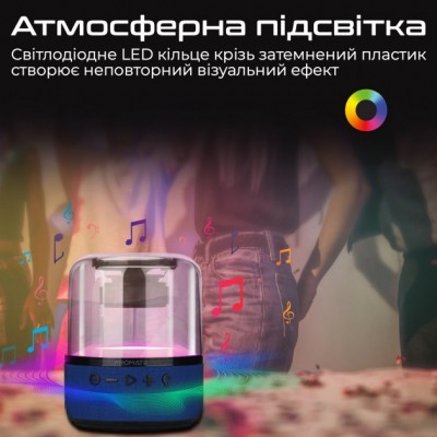 Портативна акустика PROMATE Glitz-L 10W Blue (glitz-l.blue) Портативна акустика PROMATE Glitz-L 10W Blue (glitz-l.blue)