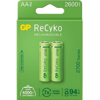 Акумулятори GP AA ReCyko Battery 2600mAh AA 2шт (270ААHCE-EB2(Recyko) / 4891199186370)