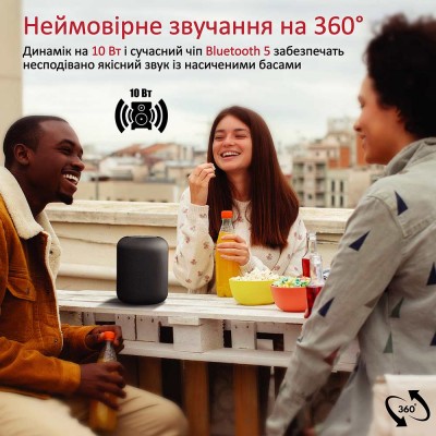 Портативна акустика PROMATE Boom-10 Black (boom-10.black) Портативна акустика PROMATE Boom-10 Black (boom-10.black)