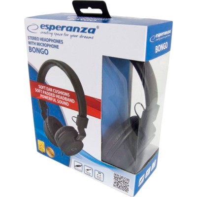 Гарнітура ESPERANZA Bongo Black (EH212K) Гарнітура ESPERANZA Bongo Black (EH212K)