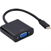 Кабель CABLEXPERT USB Type-C - VGA Black (A-CM-VGAF-01) Кабель CABLEXPERT USB Type-C - VGA Black (A-CM-VGAF-01)