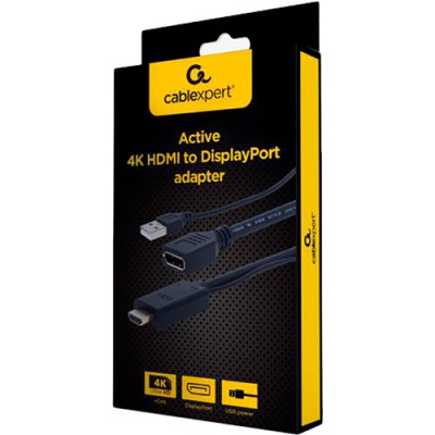 Перехідник CABLEXPERT HDMI - DisplayPort (A-HDMIM-DPF-01)