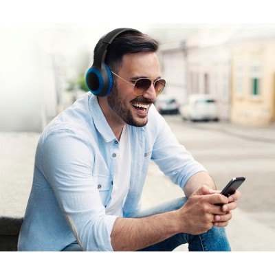 Гарнітура Promate LaBoca Bluetooth 5.0 Blue (laboca.blue) Гарнітура Promate LaBoca Bluetooth 5.0 Blue (laboca.blue)