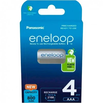 Акумулятор Panasonic Eneloop NI-MH AAA 800 mAh 4 шт (BK-4MCDE/4BE) Акумулятор Panasonic Eneloop NI-MH AAA 800 mAh 4 шт (BK-4MCDE/4BE)