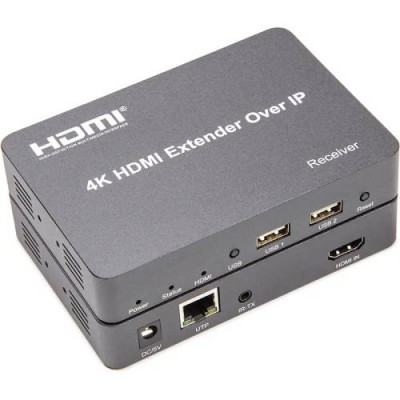 Подовжувач POWERPLANT HDMI 4K/30hz до 150 м (HDES150-KVM) (CA912957) Подовжувач POWERPLANT HDMI 4K/30hz до 150 м (HDES150-KVM) (CA912957)