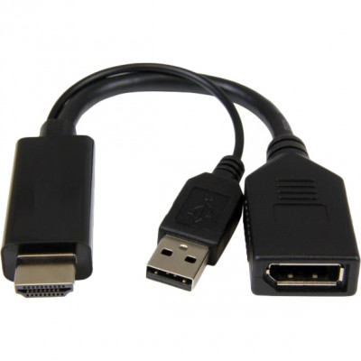 Перехідник CABLEXPERT HDMI - DisplayPort (A-HDMIM-DPF-01) Перехідник CABLEXPERT HDMI - DisplayPort (A-HDMIM-DPF-01)