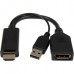 Перехідник CABLEXPERT HDMI - DisplayPort (A-HDMIM-DPF-01)