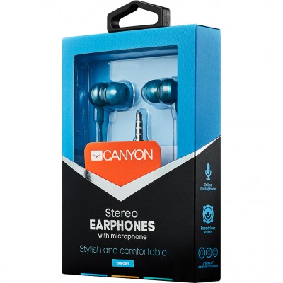 Гарнітура CANYON CNS-CEP3BG Blue/Green Гарнітура CANYON CNS-CEP3BG Blue/Green
