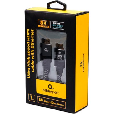 Кабель CABLEXPERT HDMI-HDMI V.2.1 1 м Black (CCB-HDMI8K-1M) Кабель CABLEXPERT HDMI-HDMI V.2.1 1 м Black (CCB-HDMI8K-1M)