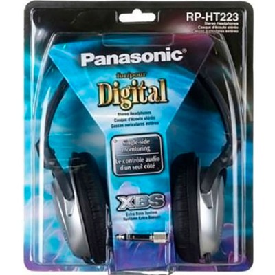 Навушники PANASONIC RP-HT223GU-S Навушники PANASONIC RP-HT223GU-S