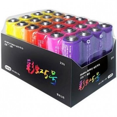Батарейки ZMI Rainbow AA batteries 24 шт Батарейки ZMI Rainbow AA batteries 24 шт