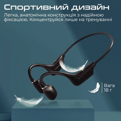 Гарнітура PROMATE Ripple Black (ripple.black)