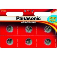 Батарейки PANASONIC CR2016 (CR-2016EL/6BP)
