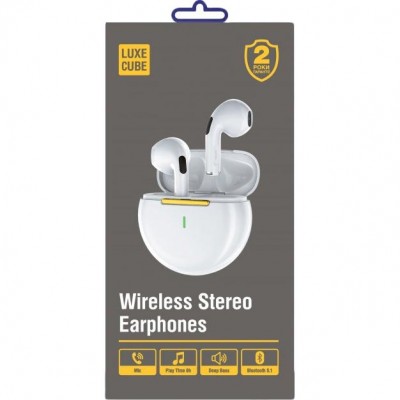 Гарнітура LUXE CUBE PRO 6 White (4826668690034)