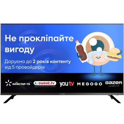 Телевізор GAZER TV43-US3BLEUA Телевізор GAZER TV43-US3BLEUA