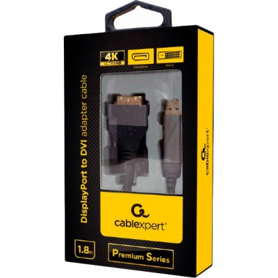 Кабель Cablexpert DisplayPort - DVI 1.8 м (CC-DPM-DVIM-4K-6)