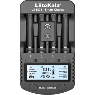 Зарядний пристрій LIITOKALA Lii-ND4 Зарядний пристрій LIITOKALA Lii-ND4